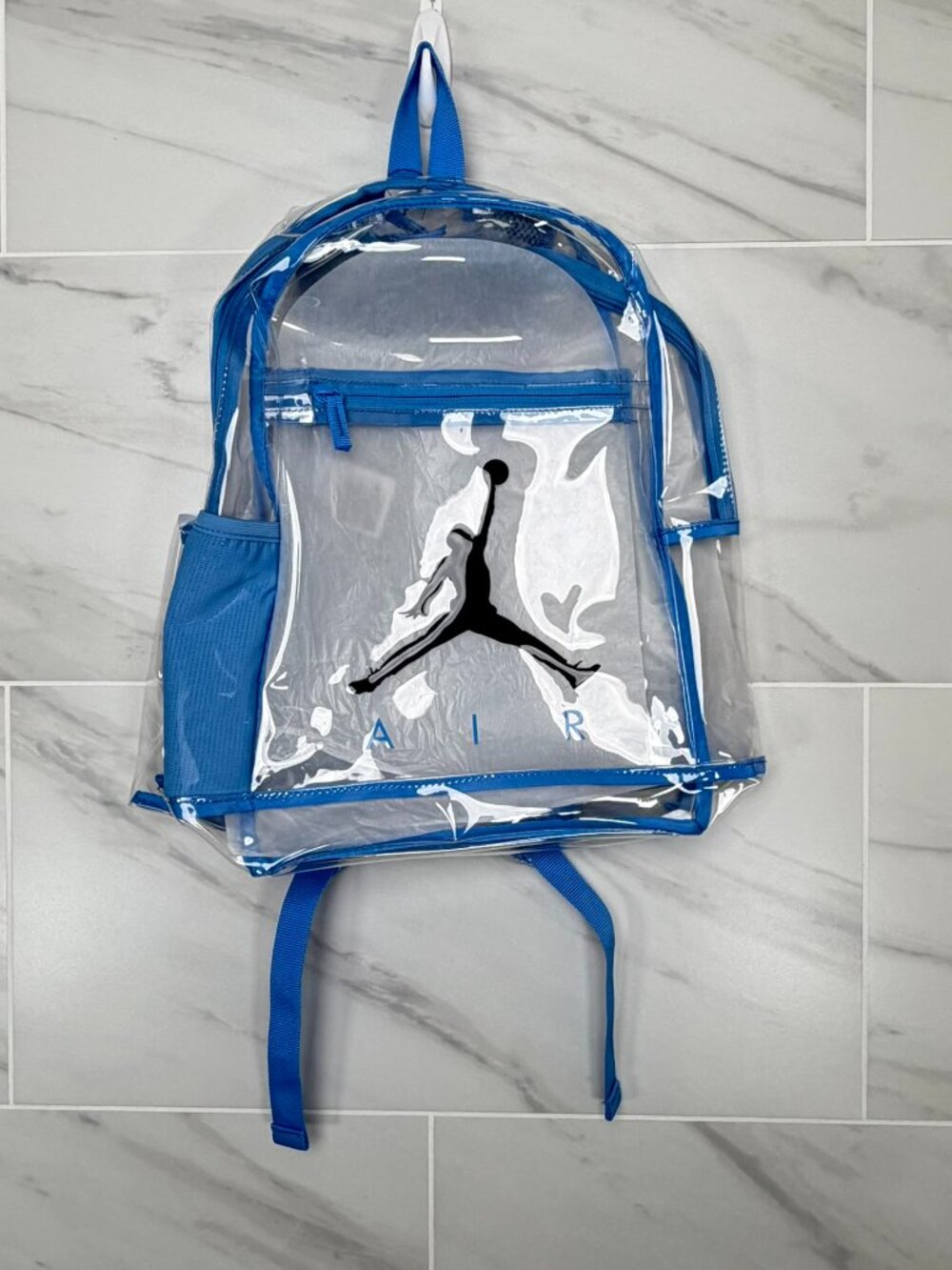Air Jordan Youth Clear Backpack 'University Blue' 9A0771-B9F 2pac